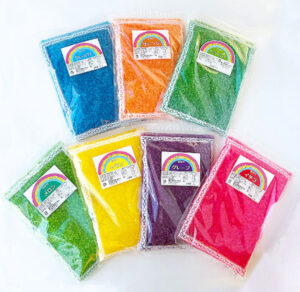 綿菓子のザラメ